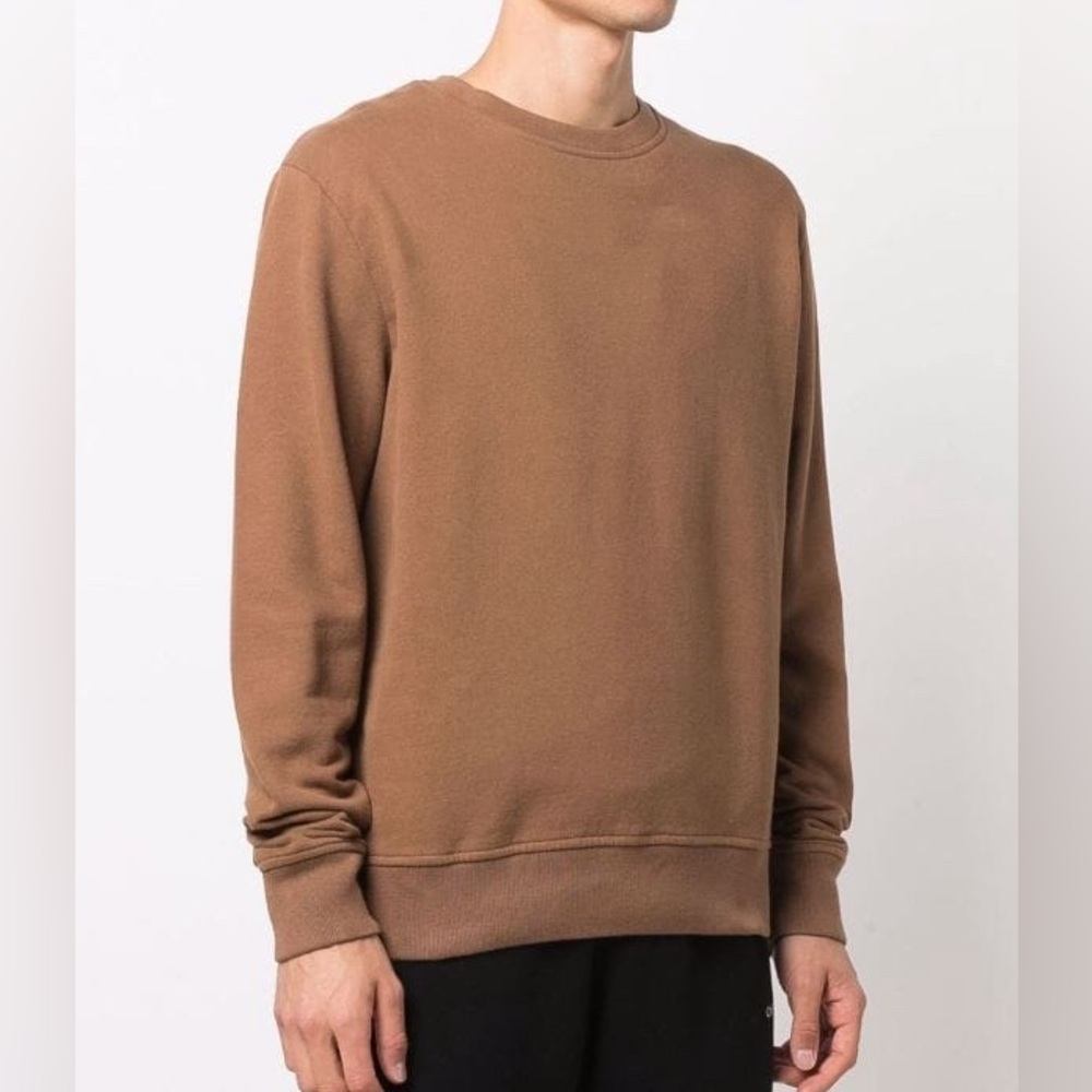 424 2016 Crew Neck Sweatshirt in Brown/Camel Size L